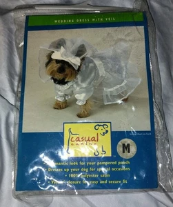 White Wedding Dress Top Pet Harness For Pets Size Medium  - Picture 1 of 4