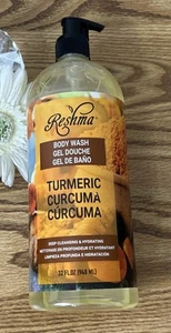 Reshma Turmeric Hydrating Body Wash Gel Deep Cleansing 32 Fl Oz - Picture 1 of 2
