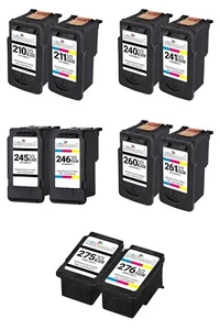 For Canon PG 210 240 245 260 275XL CL 211 241 246 261 276XL Ink Cartridges Lot - Picture 1 of 1