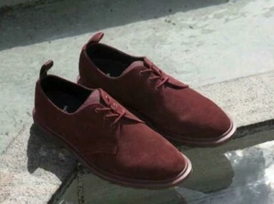 Dr Martens STEED X Norse Projects Red Repello Calf Suede Shoes UK 8 EU 42 MIE - Bild 1 von 8
