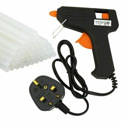 Glue Gun Hot Melt Electric Trigger DIY Adhesive Crafts 10 FREE GLUE STICKS NEW • 7.95£