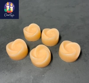 5x Cera de Abeja Derretir Naranja Fragancia Triple Uso Rosas Forma Única Mano #20 - Imagen 1 de 3