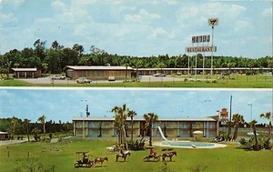 Postcard Georgia Ashburn Motor Inn ca 1960s-70s Turner County Unused - Picture 1 of 1