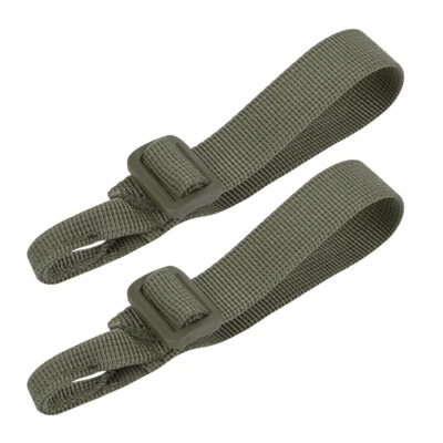 2pcs Tactical Gun Buttstock Sling Mount Strap Loop Adapter Webbing Attachmen - Image 1 of 4