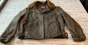 Schott NYC Jacket Women’s Size 14 Sheepskin Bomber Style 277W Vintage - Picture 1 of 9