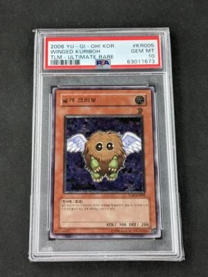 Yu-Gi-Oh Korea The Lost Millennium Winged Kuriboh UL PSA10 - Image 1 of 3