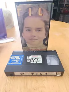 Tilt VHS 1984 Continental Video Big Box First Edition Brooke Shields Blockbuster - Imagen 1 de 12