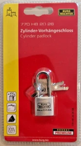 Vorhängeschloss Burg-Wächter Alutitan 20mm HB Premium Vorhangschloss - Bild 1 von 1