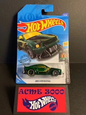 2020 Hot Wheels - 2005 FORD MUSTANG 19/250 HW Dream Garage 2/10 LONG CARD THDPD - Image 1 of 3
