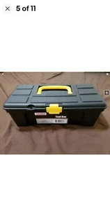 12-inch Tool Box Black/Yellow Yellow  - Picture 1 of 6