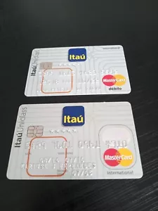 Brasil - Itaú Bank - MasterCard - Lot of 2 Expired Card - Picture 1 of 2
