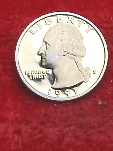 Gema 1991-S Washington Quarter calidad de prueba - Imagen 1 de 4