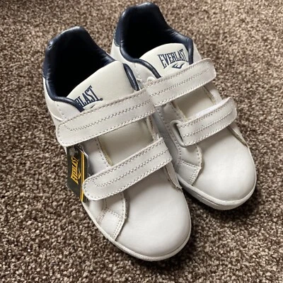 Zapatillas Everlast blancas para niños talla 9 del Reino Unido nuevas con etiquetas Foto 1 de 2