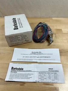 BARKSDALE 9692X SERIES FLAMEPROOF PRESSURE SWITCH 9692X-1CC-2-S1310 - 350 PSI - Picture 1 of 14