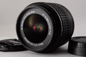 Lente zoom para cámara Nikon NIKKOR 18-55 mm f/3,5-5,6 G II AF-S DX VR de Japón como nueva - Imagen 1 de 24