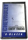 Vintage Chevrolet S-Blazer Truck Demo Cassette Tape SBLZ-016