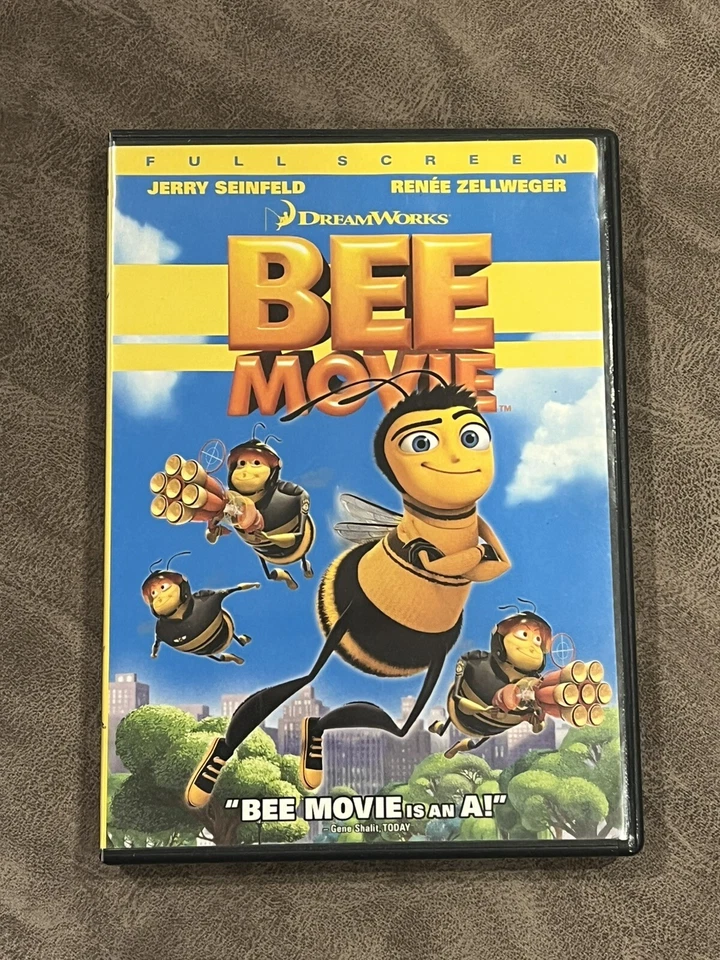 Bee Movie Full Screen Edition DVD Jerry Seinfeld Renee Zellweger DreamWorks Foto 1 de 1