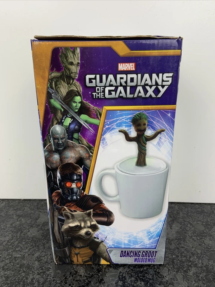 Guardians of the Galaxy Baby Smiling Dancing Groot Figural Molded Mug NEW - Image 1 of 4