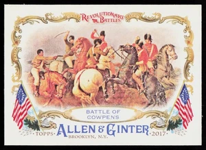 2017 Topps Allen & Ginter Battle of Cowpens #RB-8 CARD Revolutionary - Picture 1 of 2