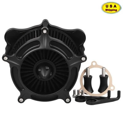 Kit de filtro de admisión de filtro de aire para Harley Electra Street Road Tri Glide Softail Foto 1 de 4