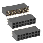 50pz Passo 2,54 mm 2x8-Pin Doppia  Dritto Femmina connettore Pin Intestazione