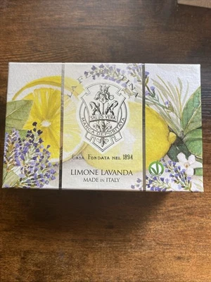 La Florentina Luxury Bar Soap Limone Lavanda Made In Italy 300g - Image 1 of 4