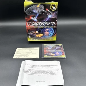 Star Trek Deep Space Nine Dominion Wars PC Big Box Video Game - Mint Disc! - Picture 1 of 5