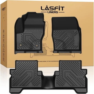 LASFIT 脚垫适用于福特 Escape 2013 - 2019 定制适合全天候保护...  — 第 1/4 张图片