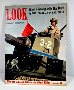 🔥1941 LOOK MAGAZINE M24 Tank Sgt. Reid A. Jones U.S. Tank Commander No Label🔥 - Picture 1 of 14