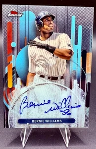 BERNIE WILLIAMS 2025 Topps Finest #FA-BWI Auto Yankees - Picture 1 of 2