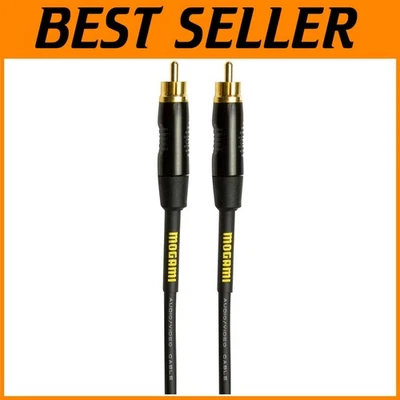 Pro 20ft Gold RCA Audio Cable, Straight Connectors - Image 1 of 2
