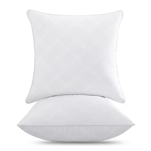 24x24 Throw Pillow Inserts Set of 2, White Square Interior Sofa Pillow Insert... - Picture 1 of 7