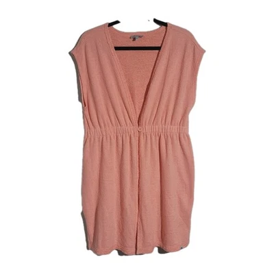 Vestido de baño Ocean + Coast para mujer grande coral toalla suave Foto 1 de 4