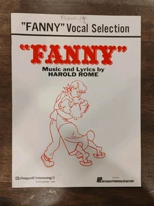 "Fanny" Musica E Testi di Harold Rome Pianoforte Spartiti  - Foto 1 di 2