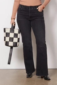 Good American Women’s Plus Size 18 Good Classic Boot Jean In Black162 - Picture 1 of 9
