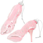  Party Favor Decorative High Heel Shoe Pink Charms Princess Pendant Desktop