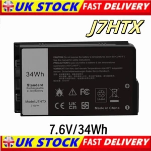 J7HTX Battery for Dell LATITUDE 12 7202 7212 7220 RUGGED TABLET 7.6V 34Wh - Picture 1 of 12