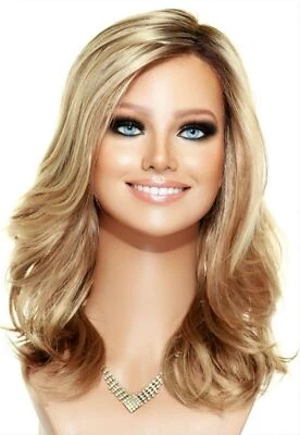 Parte mono frontal de encaje Miranda | Pelucas Renau NUEVO RUBIO CLR 12FS8 bombón sombreado Foto 1 de 4