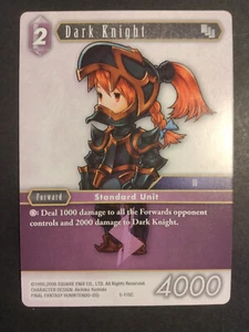 Final Fantasy TCG Dark Knight 5-115C Opus V 5 comune quasi nuovo FFTCG - Foto 1 di 2