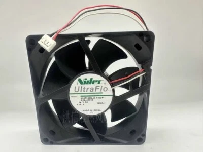 1 pcs Nidec 8025 8CM U80T24MUA7-53J241 24V 0.09A 3-wire cooling fan - Image 1 of 3