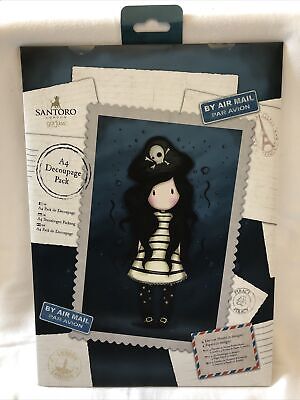 Pirate Decoupage Pack - GOR 169125 - Santoro Gorjuss - Totalmente Nuevo • 4.06€