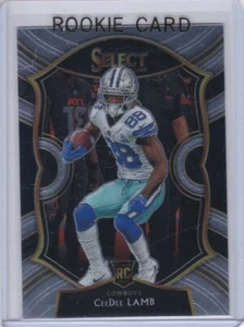 CEEDEE LAMB ROOKIE CARD 2020 Select Football Dallas Cowboys PREMIUM NFL RC! - Picture 1 of 2