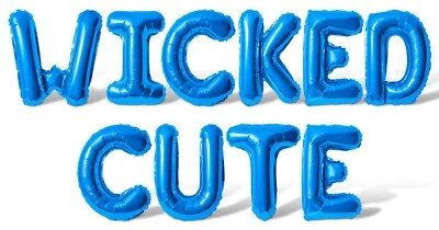 Banner Globo Letra MALVADO LINDO - 10 Opciones de Color - Decoración Fiesta Halloween Foto 1 de 4