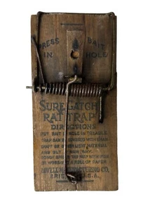 c1930 Sure Catch Rat Trap Lovell Mfg Erie PA Anchor Brand Clothes Wringer Adv. H - Picture 1 of 4