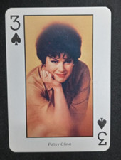 1990 The Best Of Country Music Playing Card 3 Spades Pasty Cline