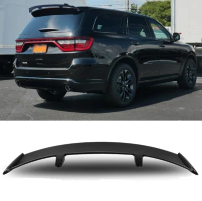 Rear Trunk Window Roof Spoiler Wing Matte Black For Dodge Durango RT 2021-2025 Foto 1 de 4