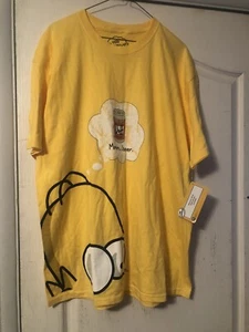 Die Simpsons Homer Face Duff Beer ""mmm Bier"" gelb T-Shirt Größe Herren XL - Bild 1 von 4