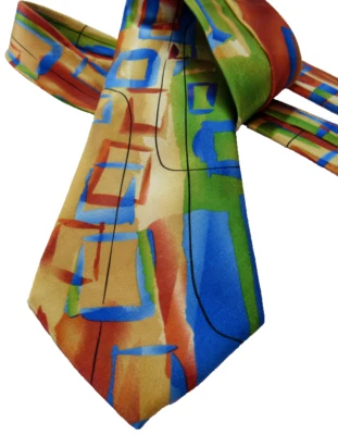 CORBATA CUELLO JERRY GARCIA Contenedores Espaciales Colección Cincuenta y Seis 100% Seda Foto 1 de 3