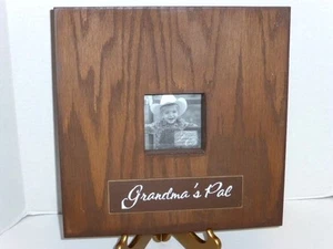 "Grandma's Pal" Barn Wood 13 1/2"Sq. Wall Art & Photo Frame, Made In The U.S.A. - Picture 1 of 3