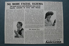 WL2f) Werbung Antexema 1910 Cures Facial Ekzema gesunde Haut London England UK